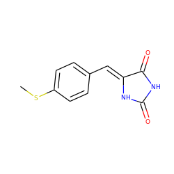 CSc1ccc(/C=C2\NC(=O)NC2=O)cc1 ZINC000002060451