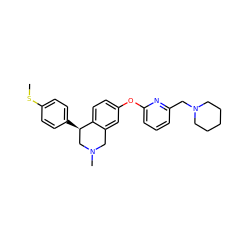 CSc1ccc([C@@H]2CN(C)Cc3cc(Oc4cccc(CN5CCCCC5)n4)ccc32)cc1 ZINC000028827062