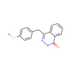 CSc1ccc(Cc2n[nH]c(=O)c3ccccc23)cc1 ZINC000034821338