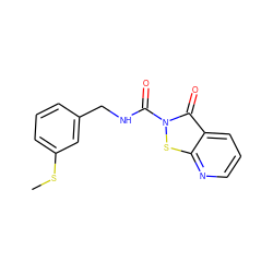 CSc1cccc(CNC(=O)n2sc3ncccc3c2=O)c1 ZINC000169711339