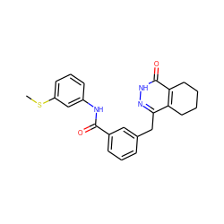 CSc1cccc(NC(=O)c2cccc(Cc3n[nH]c(=O)c4c3CCCC4)c2)c1 ZINC000167857723