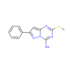 CSc1nc(N)n2nc(-c3ccccc3)cc2n1 ZINC000000094994