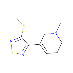 CSc1nsnc1C1=CCCN(C)C1 ZINC000013456698