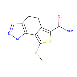 CSc1sc(C(N)=O)c2c1-c1[nH]ncc1CC2 ZINC000167695182