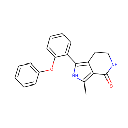 Cc1[nH]c(-c2ccccc2Oc2ccccc2)c2c1C(=O)NCC2 ZINC000218519916