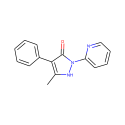 Cc1[nH]n(-c2ccccn2)c(=O)c1-c1ccccc1 ZINC000082157748