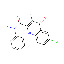 Cc1c(C(=O)N(C)c2ccccc2)[nH]c2ccc(Cl)cc2c1=O ZINC001772633080