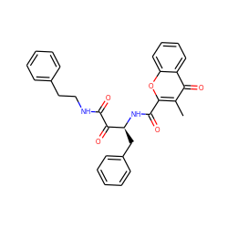 Cc1c(C(=O)N[C@@H](Cc2ccccc2)C(=O)C(=O)NCCc2ccccc2)oc2ccccc2c1=O ZINC000028525172