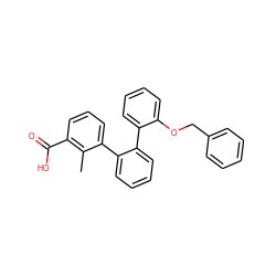 Cc1c(C(=O)O)cccc1-c1ccccc1-c1ccccc1OCc1ccccc1 ZINC000040863004