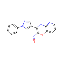 Cc1c(C2=C(N=O)Oc3cccnc3N2)cnn1-c1ccccc1 ZINC001772586416