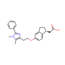 Cc1c(CCOc2ccc3c(c2)CC[C@H]3CC(=O)O)nc(-c2ccccc2)n1C ZINC000028952011