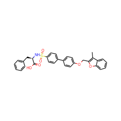 Cc1c(COc2ccc(-c3ccc(S(=O)(=O)N[C@H](Cc4ccccc4)C(=O)O)cc3)cc2)oc2ccccc12 ZINC000028563487