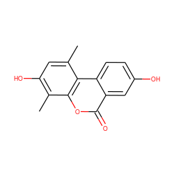 Cc1c(O)cc(C)c2c1oc(=O)c1cc(O)ccc12 ZINC000028571856