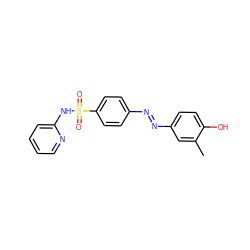 Cc1cc(/N=N/c2ccc(S(=O)(=O)Nc3ccccn3)cc2)ccc1O ZINC000103279564