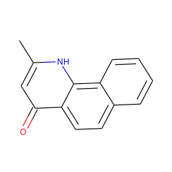 Cc1cc(=O)c2ccc3ccccc3c2[nH]1 ZINC000008580364