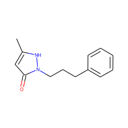 Cc1cc(=O)n(CCCc2ccccc2)[nH]1 ZINC000005378575