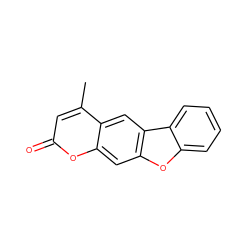 Cc1cc(=O)oc2cc3oc4ccccc4c3cc12 ZINC000006069630