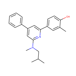 Cc1cc(-c2cc(-c3ccccc3)cc(N(C)CC(C)C)n2)ccc1O ZINC000029565190