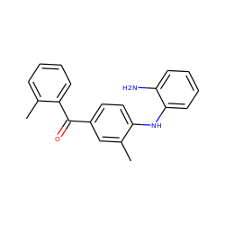 Cc1cc(C(=O)c2ccccc2C)ccc1Nc1ccccc1N ZINC000013531298