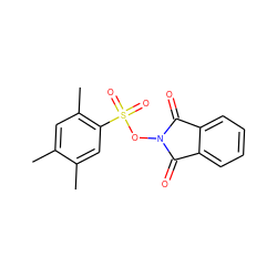 Cc1cc(C)c(S(=O)(=O)ON2C(=O)c3ccccc3C2=O)cc1C ZINC000001795823