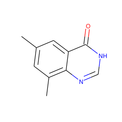 Cc1cc(C)c2nc[nH]c(=O)c2c1 ZINC000002547016