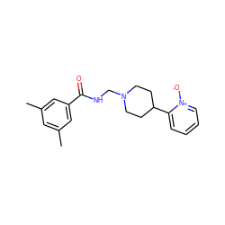 Cc1cc(C)cc(C(=O)NCN2CCC(c3cccc[n+]3[O-])CC2)c1 ZINC000038149979