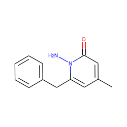 Cc1cc(Cc2ccccc2)n(N)c(=O)c1 ZINC000299833700