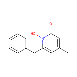 Cc1cc(Cc2ccccc2)n(O)c(=O)c1 ZINC000034100965