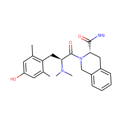 Cc1cc(O)cc(C)c1C[C@@H](C(=O)N1Cc2ccccc2C[C@H]1C(N)=O)N(C)C ZINC000006718488