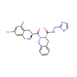 Cc1cc(O)cc(C)c1C[C@H](N)C(=O)N1Cc2ccccc2C[C@H]1C(=O)NCc1ncc[nH]1 ZINC000096902094