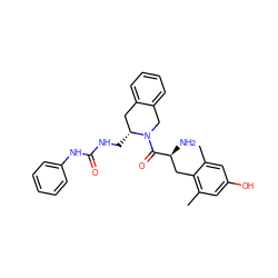 Cc1cc(O)cc(C)c1C[C@H](N)C(=O)N1Cc2ccccc2C[C@H]1CNC(=O)Nc1ccccc1 ZINC000013863370