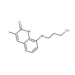 Cc1cc2cccc(NCCCO)c2[nH]c1=O ZINC000473136125