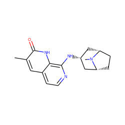 Cc1cc2ccnc(N[C@@H]3C[C@@H]4CC[C@H](C3)N4C)c2[nH]c1=O ZINC000473134298