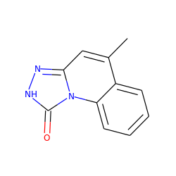 Cc1cc2n[nH]c(=O)n2c2ccccc12 ZINC000045498142