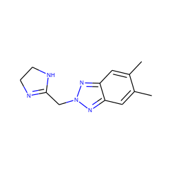 Cc1cc2nn(CC3=NCCN3)nc2cc1C ZINC000073198506