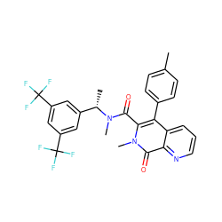 Cc1ccc(-c2c(C(=O)N(C)[C@@H](C)c3cc(C(F)(F)F)cc(C(F)(F)F)c3)n(C)c(=O)c3ncccc23)cc1 ZINC000027417770