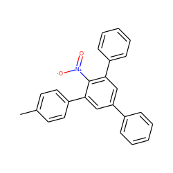 Cc1ccc(-c2cc(-c3ccccc3)cc(-c3ccccc3)c2[N+](=O)[O-])cc1 ZINC000003080663