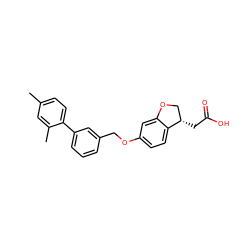 Cc1ccc(-c2cccc(COc3ccc4c(c3)OC[C@@H]4CC(=O)O)c2)c(C)c1 ZINC000059570139