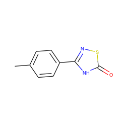 Cc1ccc(-c2nsc(=O)[nH]2)cc1 ZINC000029124102