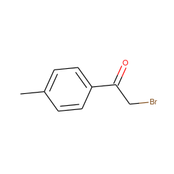 Cc1ccc(C(=O)CBr)cc1 ZINC000000159088