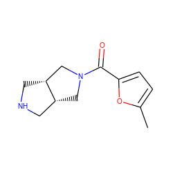 Cc1ccc(C(=O)N2C[C@@H]3CNC[C@@H]3C2)o1 ZINC000085282736