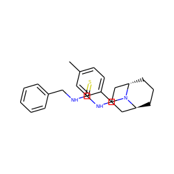 Cc1ccc(CN2[C@H]3CCC[C@H]2CC(NC(=S)NCc2ccccc2)C3)cc1 ZINC000001377628