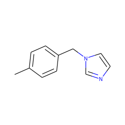 Cc1ccc(Cn2ccnc2)cc1 ZINC000035143440