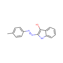 Cc1ccc(N=Nc2[nH]c3ccccc3c2O)cc1 ZINC000254036104