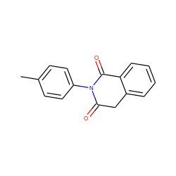 Cc1ccc(N2C(=O)Cc3ccccc3C2=O)cc1 ZINC000003885192