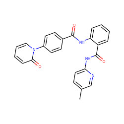 Cc1ccc(NC(=O)c2ccccc2NC(=O)c2ccc(-n3ccccc3=O)cc2)nc1 ZINC000029047130