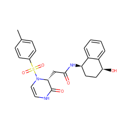 Cc1ccc(S(=O)(=O)N2C=CNC(=O)[C@H]2CC(=O)N[C@@H]2CC[C@H](O)c3ccccc32)cc1 ZINC000073166222