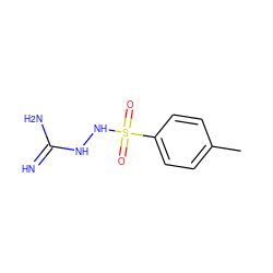 Cc1ccc(S(=O)(=O)NNC(=N)N)cc1 ZINC000013808142