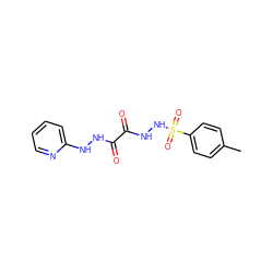 Cc1ccc(S(=O)(=O)NNC(=O)C(=O)NNc2ccccn2)cc1 ZINC000006140759