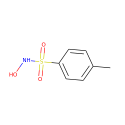 Cc1ccc(S(=O)(=O)NO)cc1 ZINC000013813791